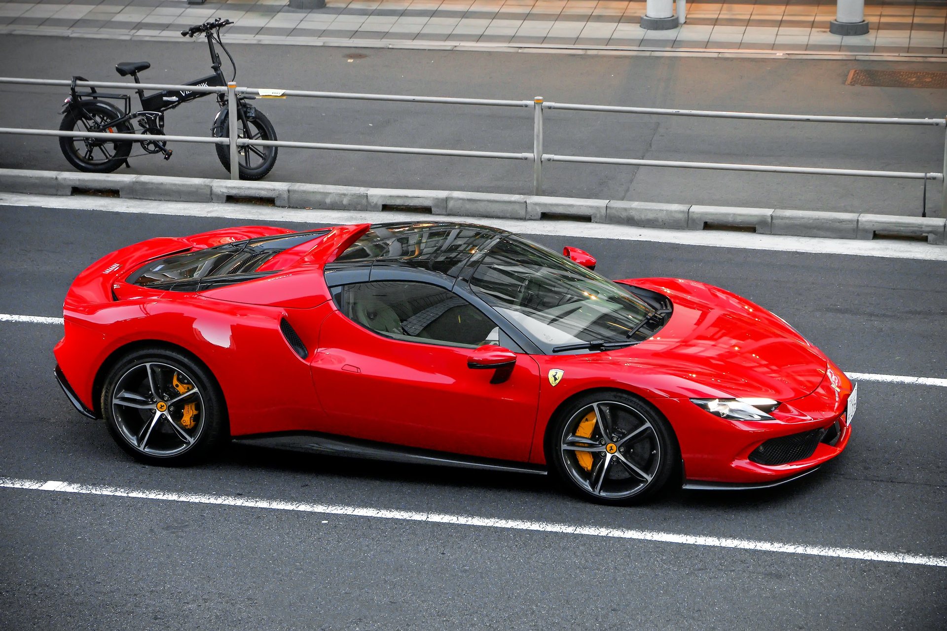 Luxury supercar Ferrari 296 GTS