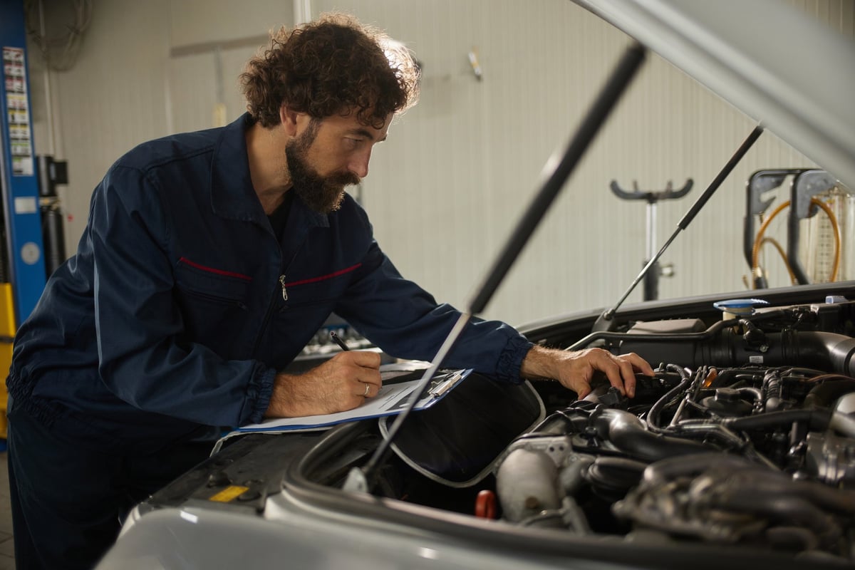 Mechanic at work